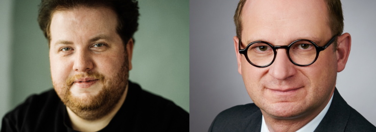 Fritz Spengler und Bernhard Forster im Portrait