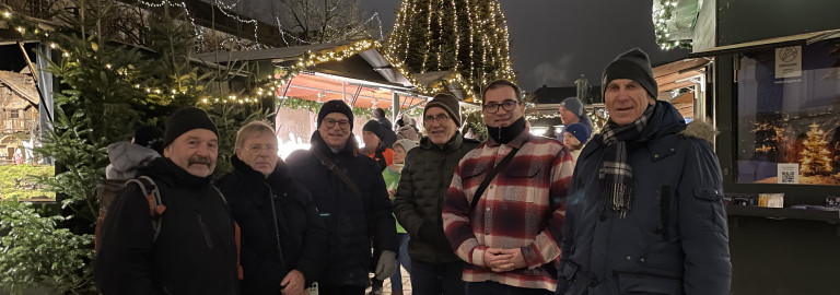 Der Männertreff auf dem Christkindlmarkt