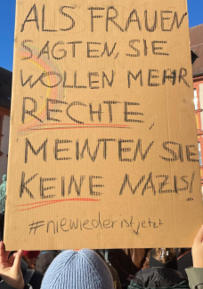 Protest in Bayreuth