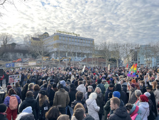 Demonstration gegen Rechts in Passau