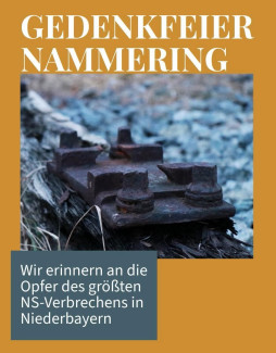 Plakat Gedenkfeier Nammering