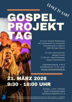 Plakat Gospelprojekttag
