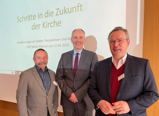 Dr. Matthias Haun, OKR Stefan Reimers, Dekan Jochen Wilde