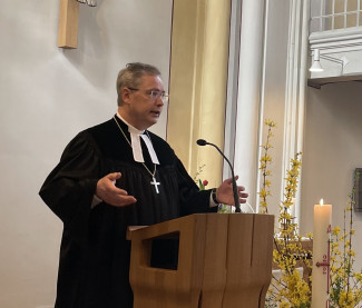 Dekan Jochen Wilde predigte zur Kantate "Jauchzt, ihr Christen, seid vergnügt"