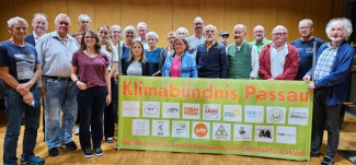 Gruppenfoto von den Mitglieden dess Klimabündnisses Passau