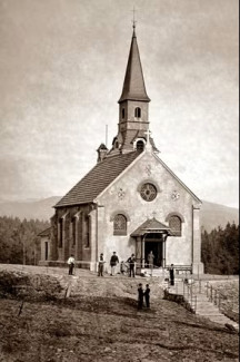 Hostorische Aufnahme der Martin-Luther-Kirche