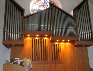 Orgel der Pfarrkirche St. Johannes der Täufer in Spiegelau
