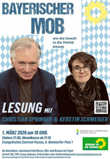 Plakat der Lesung