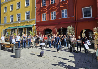 Standkonzert auf dem Marktplatz